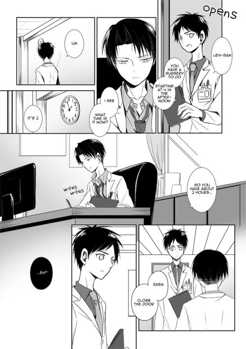 hospital-au-shingeki-no-kyojin-english