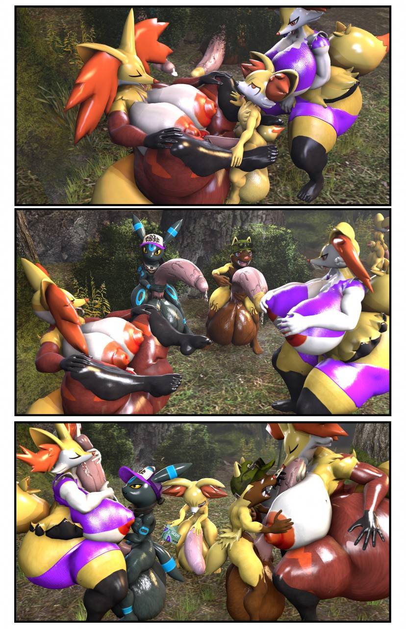 braixendelphoxeeveelutionfennekinoriginal-characterpoochyenaumbreon