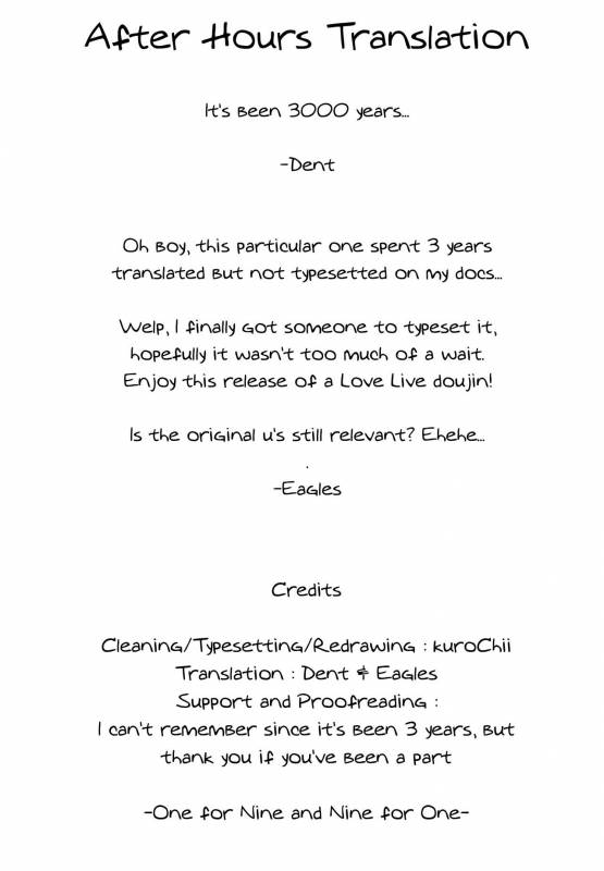 (C86) [QPflapper (Sakura Koharu, Ohara Tometa)] ONE FOR NINE and NINE FOR ONE (L_17