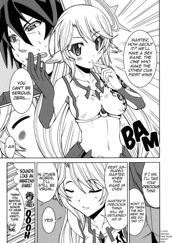 (C86) [Shine no Syoujyo (Hiro)] Kenzen Tenyoku Jibril  Lively Flügel Jibril (No Game No Life) _01