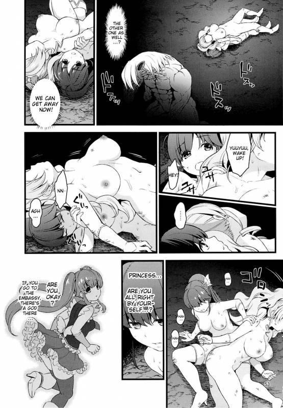 (C86) [Yamada Ichizoku. (Fukurokouji, Mokyu)] Tekizen Toubou  Desertion_49