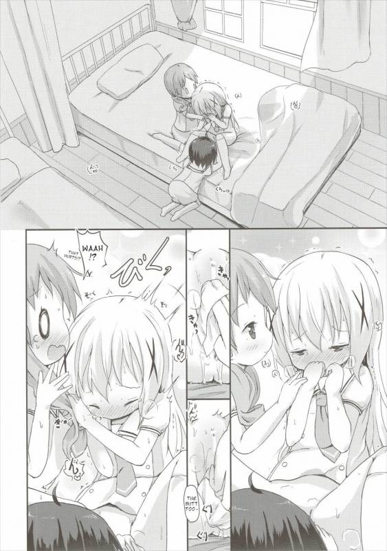 (C90) [Netekuras (Lolisin)] Moshikashite, Chino-chan Onesho Shichatta no 2 (Gochuumon wa Usag_22