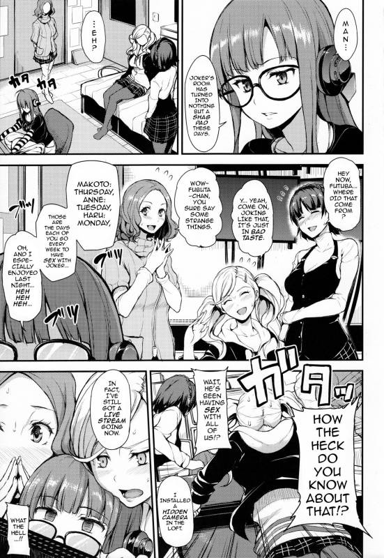 (C91) [Shimapan (Tachibana Omina)] P5 Harem (Persona 5) [English] {darknight}_01