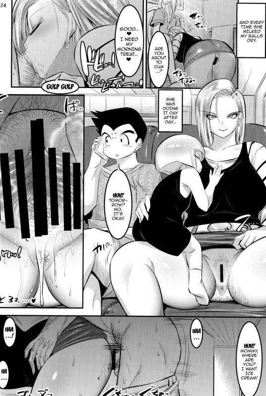 (C92) [Kaientai (Shuten Douji)] A Story About How Android 18 Squeezes Me Dry Ever_22