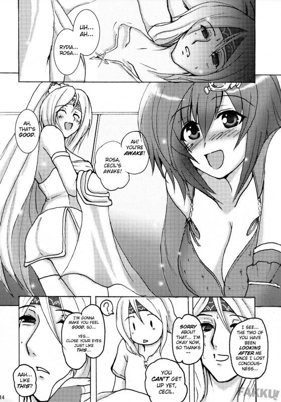 (COMIC1☆2) [YO-METDO (Yasakani An)] Aishite Ii Desu Tomo (Final Fantasy IV) [English] [FAKKU]_13