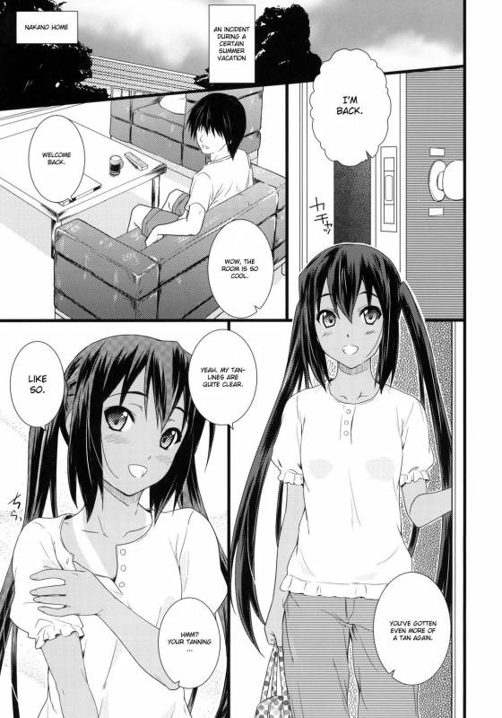 (COMIC1☆4) [Heaven's Gate (Andou Tomoya)] Kongari Musume Nakano Azusa (K-ON!) [English] [CGrascal]_01