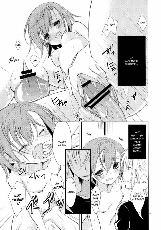 (COMIC1☆5) [Cocoa Holic (Yuizaki Kazuya)] Kowaremono ni tsuki,  Because I'm_13