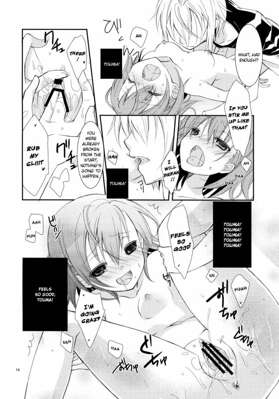(COMIC1☆5) [Cocoa Holic (Yuizaki Kazuya)] Kowaremono ni tsuki,  Because I'm_14