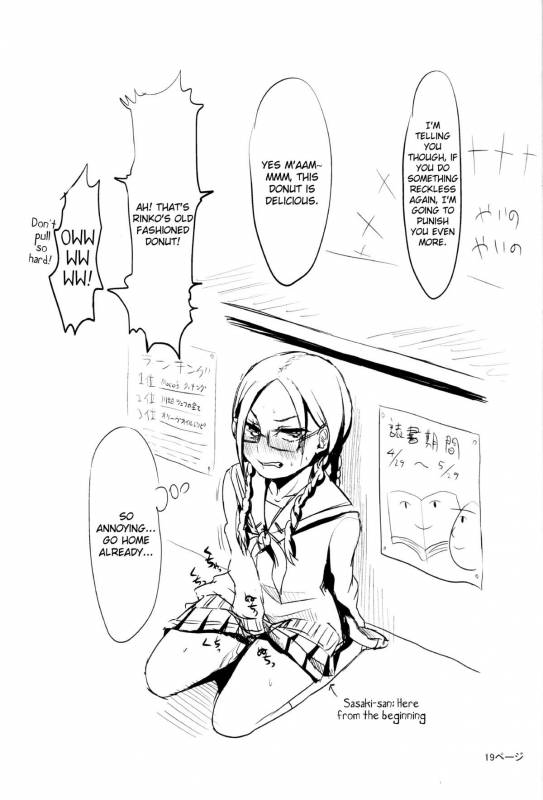 (COMIC1☆6) [40denier (Homeko)] Rinko no Houkago Oshioki  Rinko's After School Punishment (_19