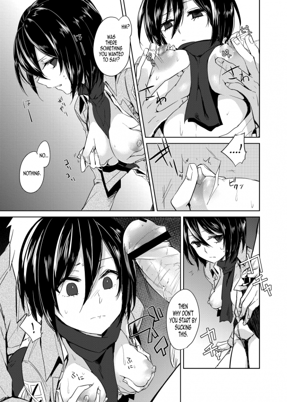 (COMIC1☆7) [SIOP (Nimaru)] Mikasa Choukyou Houkokusho  Mikasa's Training Report (_04