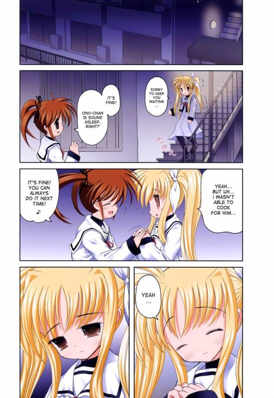 (COMIC1☆7) [STUDIO HUAN (Raidon)] Fate-chan. +Nanoha-chan. A_39