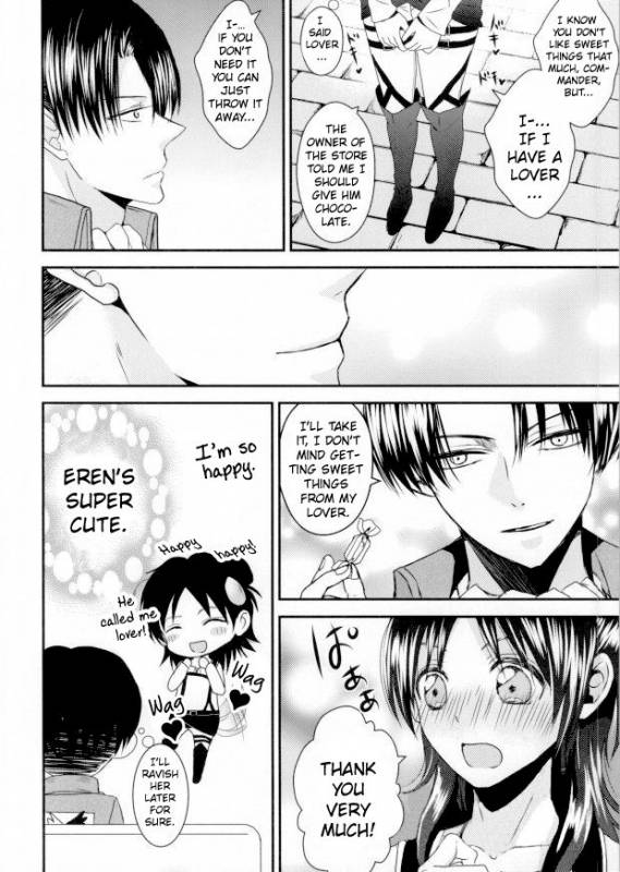 (FALL OF WALL5) [Gekidan Futari (Yukiruru)] ChocoEre! (Shingeki no Kyojin) [English] {Hennojin}_02