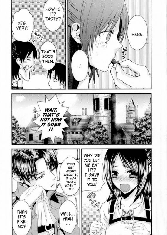 (FALL OF WALL5) [Gekidan Futari (Yukiruru)] ChocoEre! (Shingeki no Kyojin) [English] {Hennojin}_04