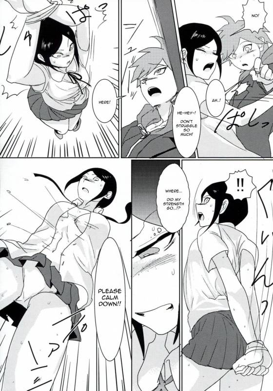 (Gakuen Trial) [Hanaji (Douman Ao)] Psycho x Fake (Danganronpa) [English] [Amamiami-kun]_11