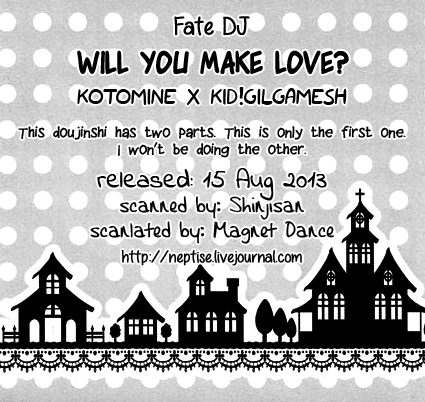 (HaruCC18) [WORLD BOX, Bons (Yuu, Sumeragi Sora)] Will You Make Love (Fatestay night) [E_18