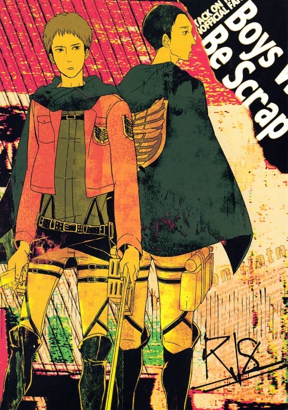 (Hekigai Chousa Haku) [DOBON (MiN)] Boys Will Be Scrap (Shingeki no Kyojin) [English] _00