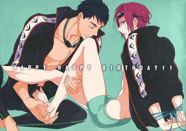 (Hoeru! SHARK!!) [kuromorry (morry)] Happy Happy Birthday!! (Free!) [English] [Shiki no Scans]_00