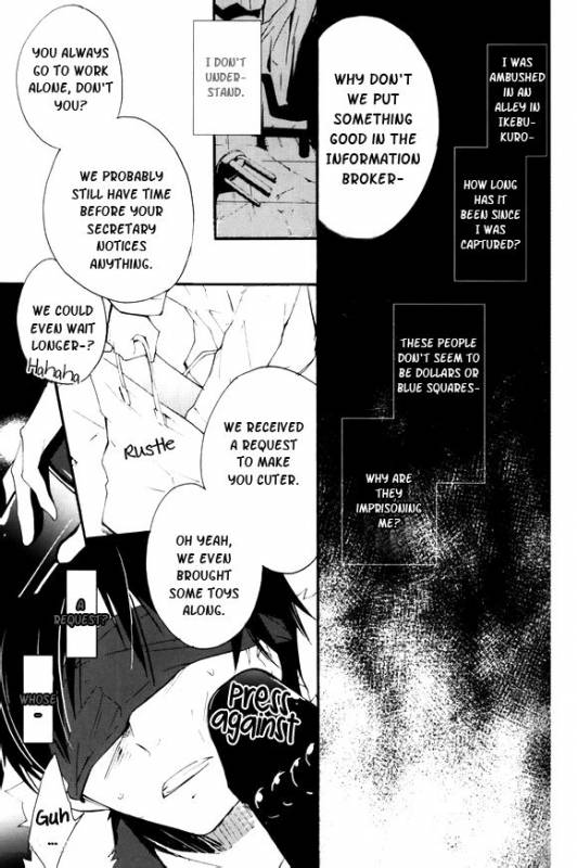 (Ikebukuro Crossroads × 2) [Arabic Yamato (Asaisai)] Izaya Kankin (Durarara!!) [English] [Yaoi_07