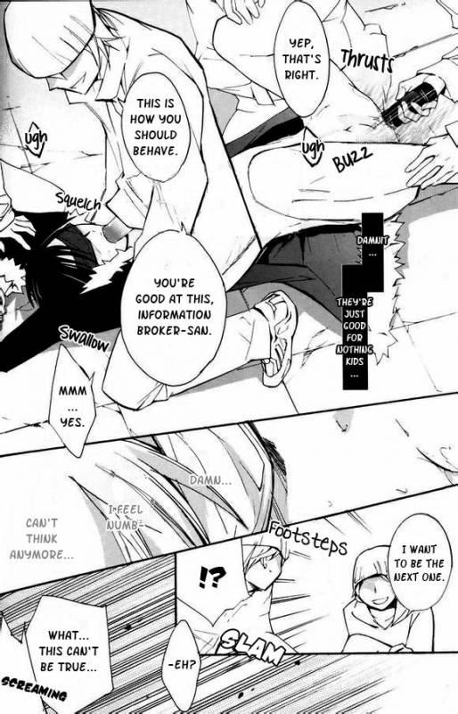 (Ikebukuro Crossroads × 2) [Arabic Yamato (Asaisai)] Izaya Kankin (Durarara!!) [English] [Yaoi_16