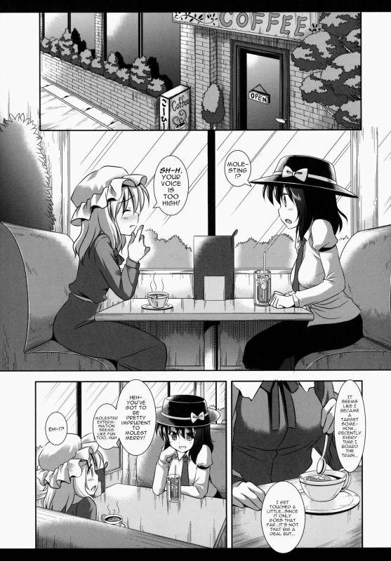 (Kouroumu 10) [Nagiyamasugi (Nagiyama)] Hifuu Ryoujoku 1 - Renko Chikan Densha (Touhou Proj_03