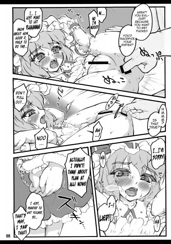 (Reitaisai 8) [CHIRIAKUTA (Yaburebouki Akuta)] Flandre ~Touhou Shoujo Saiin~_06