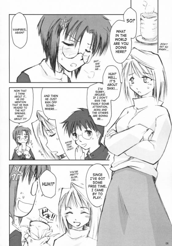(SC20) [Shimoyakedou (Ouma Tokiichi)] Neko no Kyuujitsu  Cat's Holiday (Tsukihime) [English] [SaHa]_04