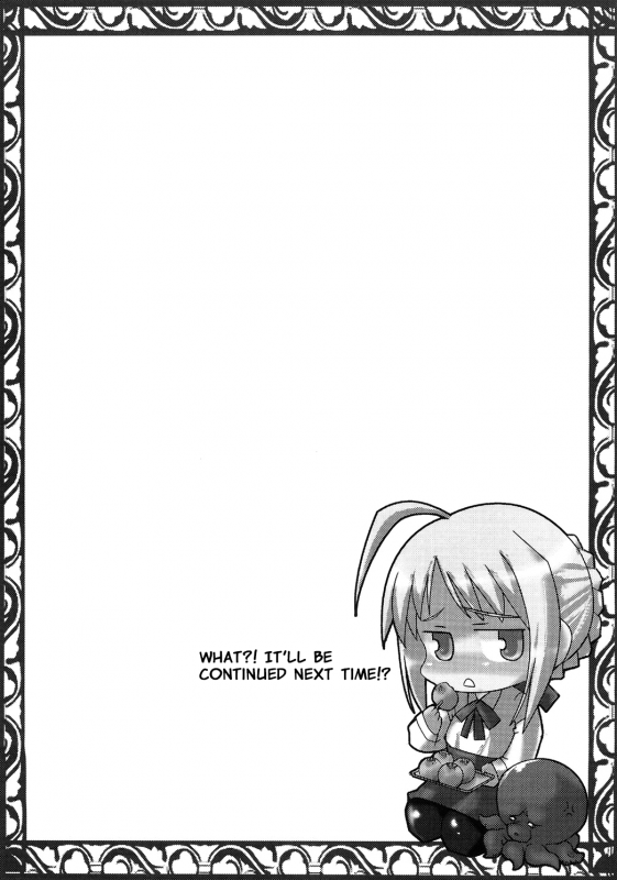 (SC31) [YOMOTHUHIRASAKA (bbsacon)] Saber Anal Slave (Fatestay night) [English] =LWB=_23