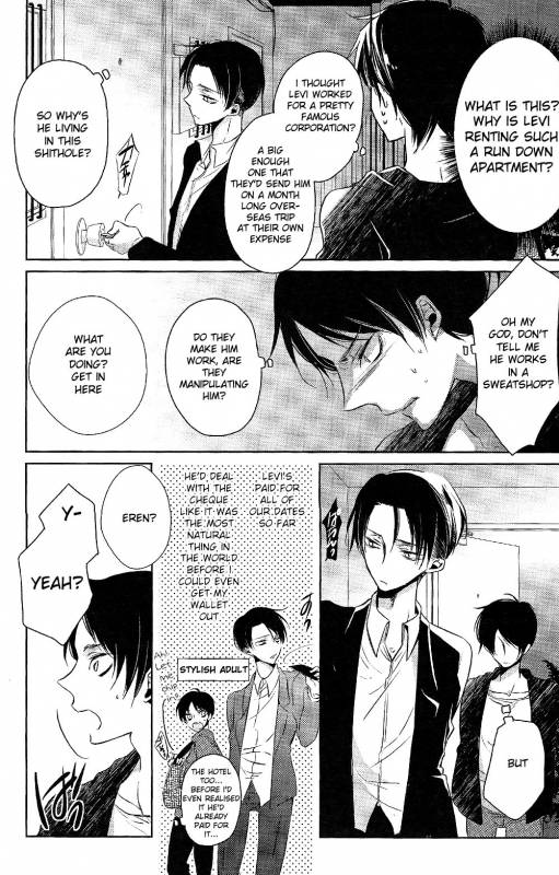 (SPARK8) [Fuukatei (Yazaki Ryoo)] Binbou Levi to Bonbon Eren (Shingeki no Kyojin) [English] [Moy Mo_09