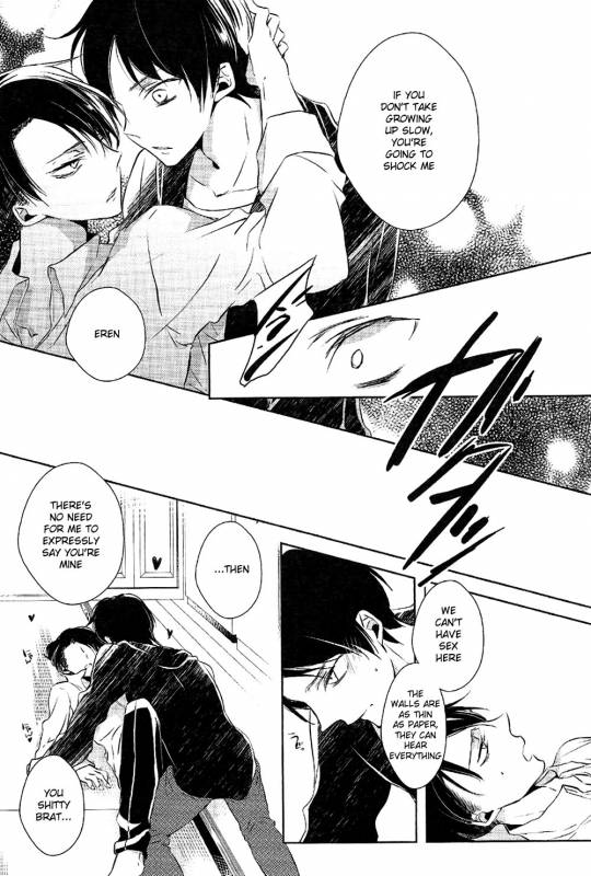 (SPARK8) [Fuukatei (Yazaki Ryoo)] Binbou Levi to Bonbon Eren (Shingeki no Kyojin) [English] [Moy Mo_14