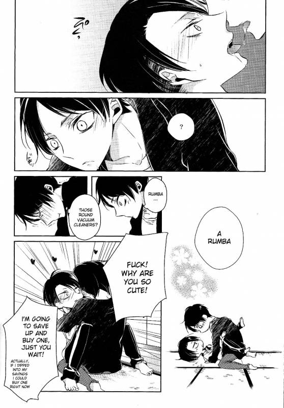 (SPARK8) [Fuukatei (Yazaki Ryoo)] Binbou Levi to Bonbon Eren (Shingeki no Kyojin) [English] [Moy Mo_16