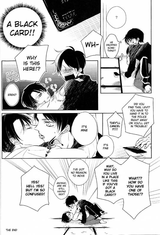 (SPARK8) [Fuukatei (Yazaki Ryoo)] Binbou Levi to Bonbon Eren (Shingeki no Kyojin) [English] [Moy Mo_18