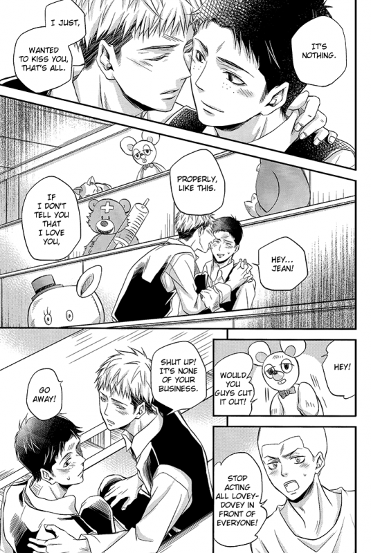 (SUPER23) [ITADAKI CAT (Nekota Kojirow)] Kiss Me (Shingeki no Kyojin) [English] [Silver Lining]_15