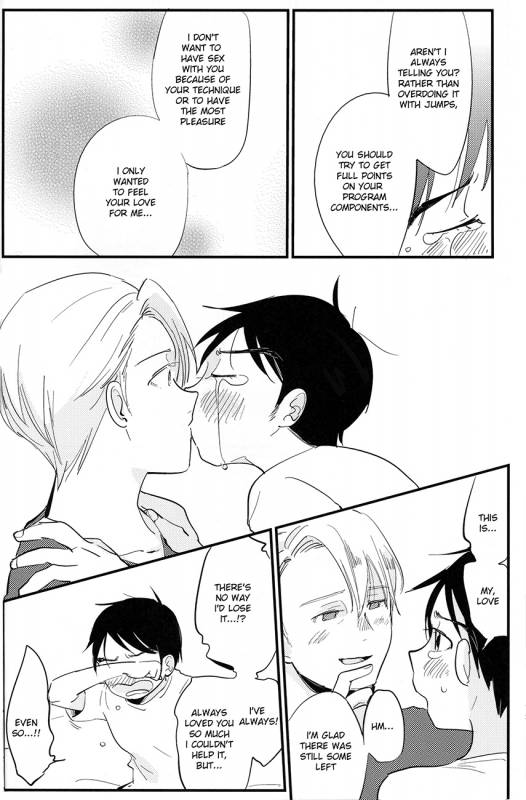 [AAAMOOO (chiyoko)] nee, hontou wa kimochiyokunain desho! (Yuri!!! on ICE) [English]_19
