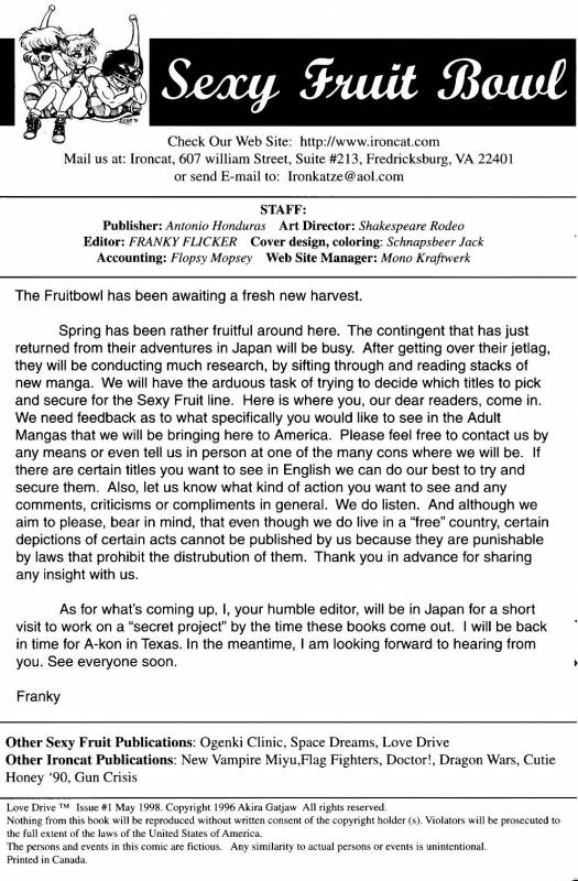 [Akira Gatgaw] Love Drive Vol 1 Part 1 [English]_01