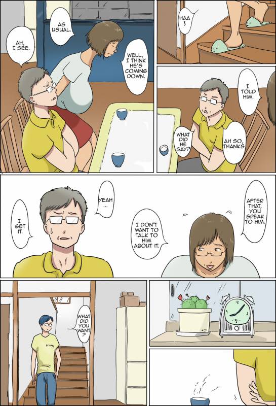 [Zenmai Kourogi] Haha to Musuko no Kazoku Seikatsu  Family Life of Mother and Son [English] [Amoskandy_002
