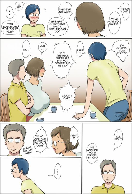 [Zenmai Kourogi] Haha to Musuko no Kazoku Seikatsu  Family Life of Mother and Son [English] [Amoskandy_006