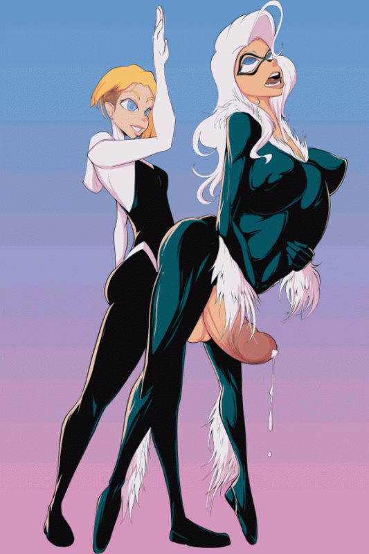 bakuhakublack cat+felicia hardy+gwen stacy+spider-gwen723b30bb77af01c66bf8e2a09452aa61