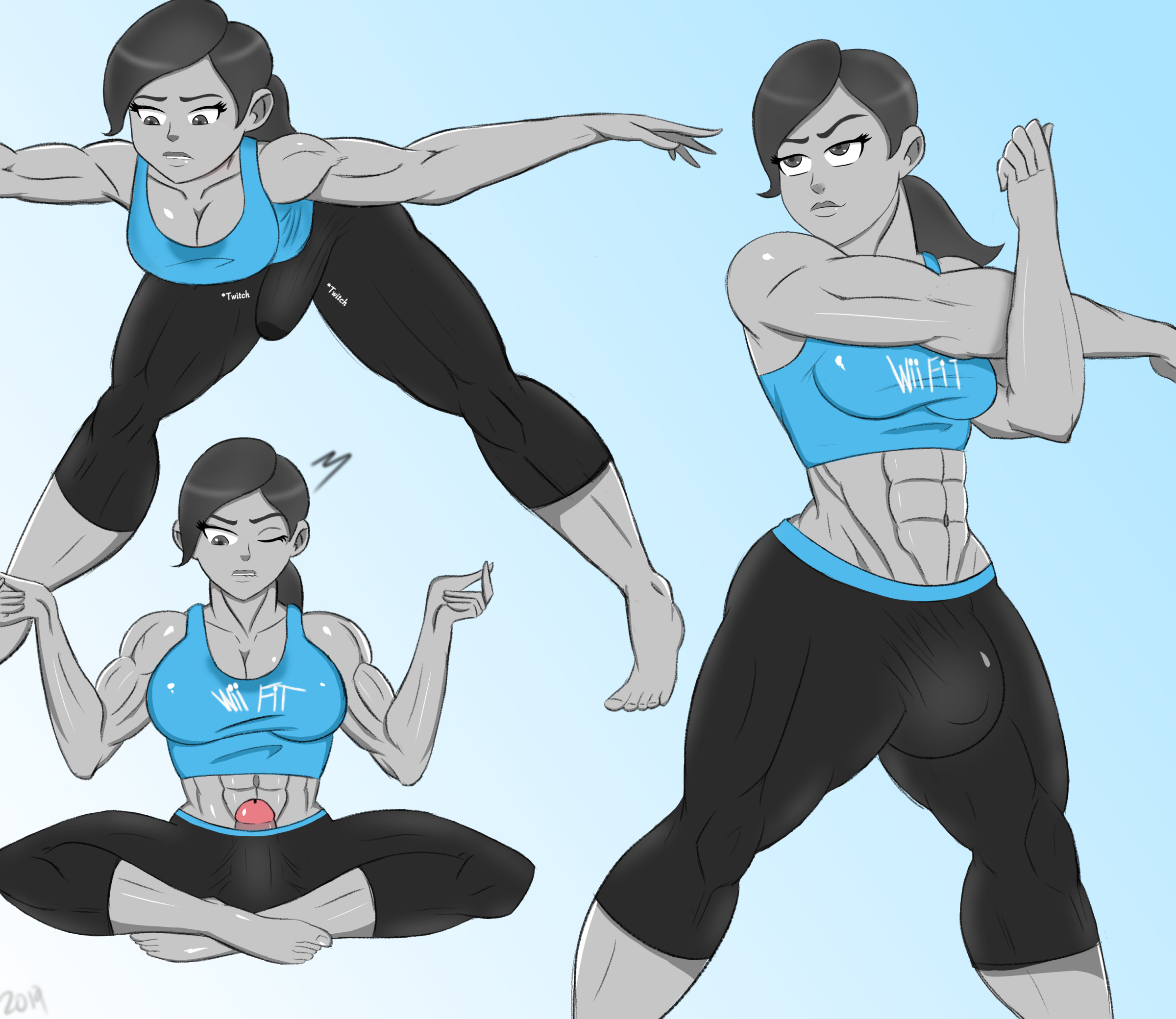 wii fit trainer.