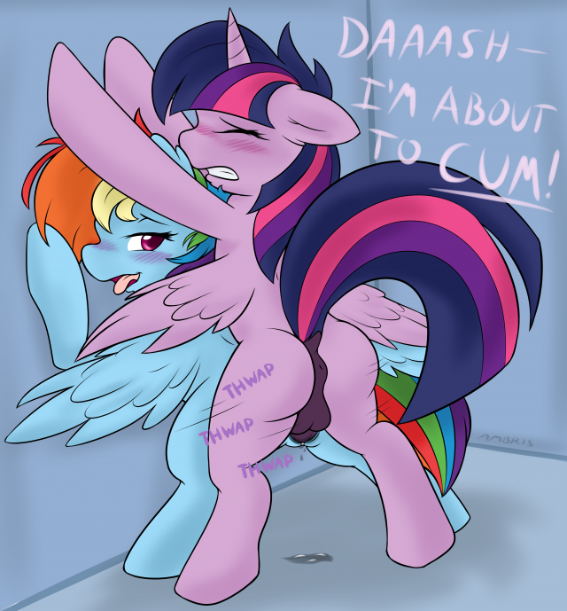 rainbow dash (mlp)+twilight sparkle (mlp)