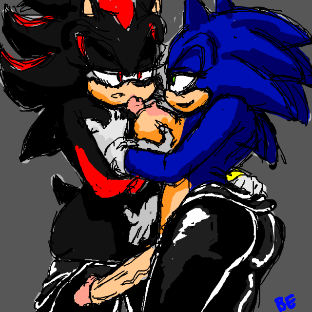 shadow the hedgehog+sonic the hedgehog
