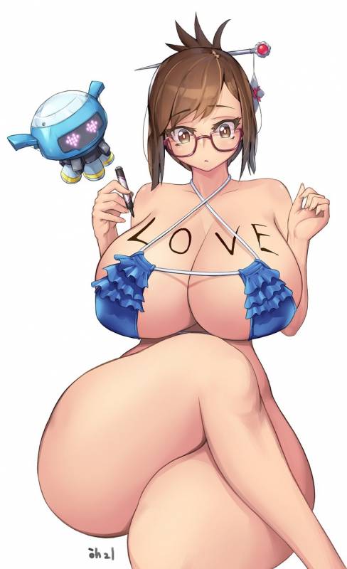 mei (overwatch)+snowball (overwatch)