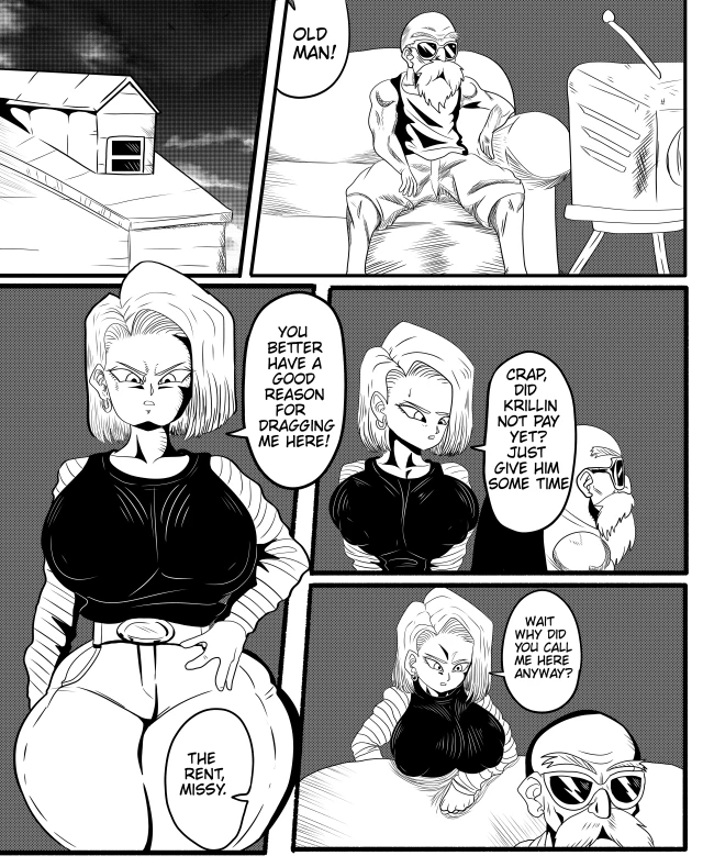android 18+master roshi