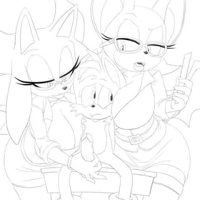 fan character+rouge the bat+tails