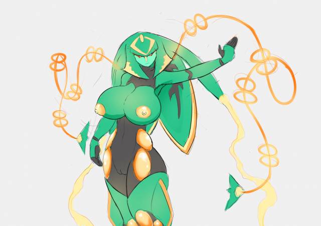 legendary pok�mon+mega rayquaza+original character+rayquaza