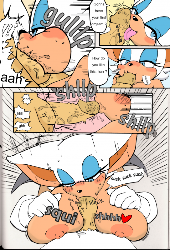 rouge the bat+tails