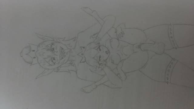 bowsette+princess peach