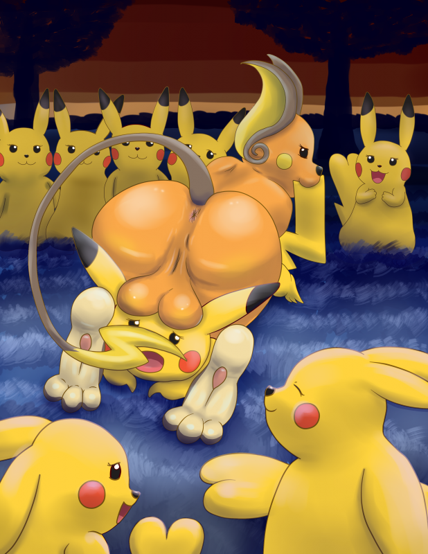 pikachu+raichu