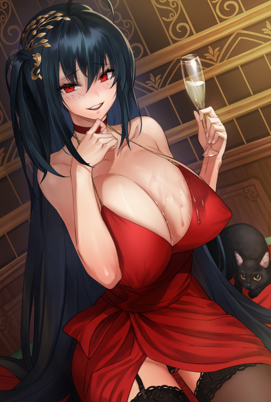 taihou (azur lane)+taihou (forbidden feast) (azur lane)