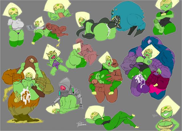 gem (species)+peridot (steven universe)
