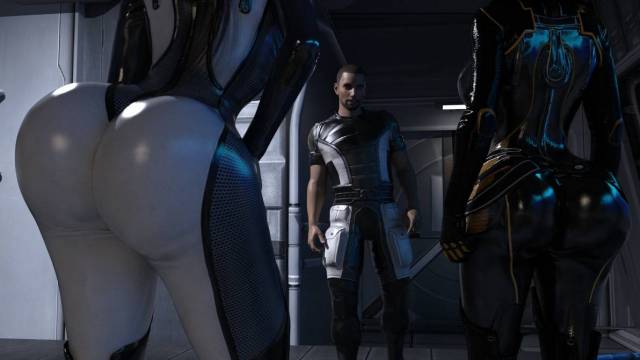 commander shepard+miranda lawson